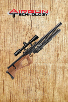 Uragan 2 .22 PCP air rifle 600mm wood stock - Image 2