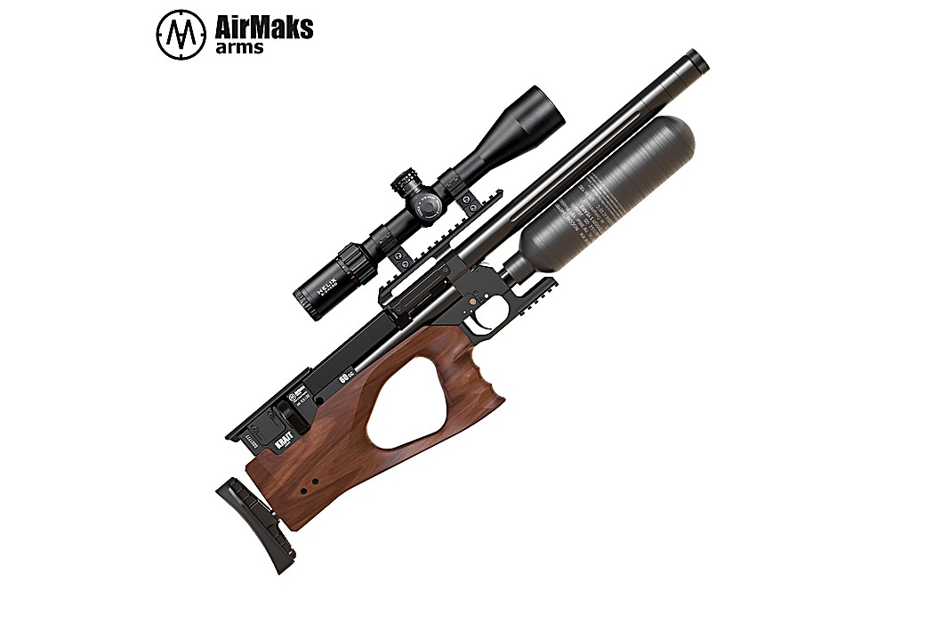 AirMaks Krait L HP 520mm .25 plastic 9J PCP air rifle