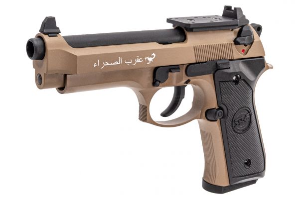 SR92 Optic Ready 6mm CO2 Sahara limited edition airsoft pistol