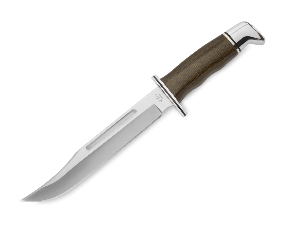 BUCKS KNIVES GENERAL PRO, GREEN CANVAS MICARTA HDL - Image 4