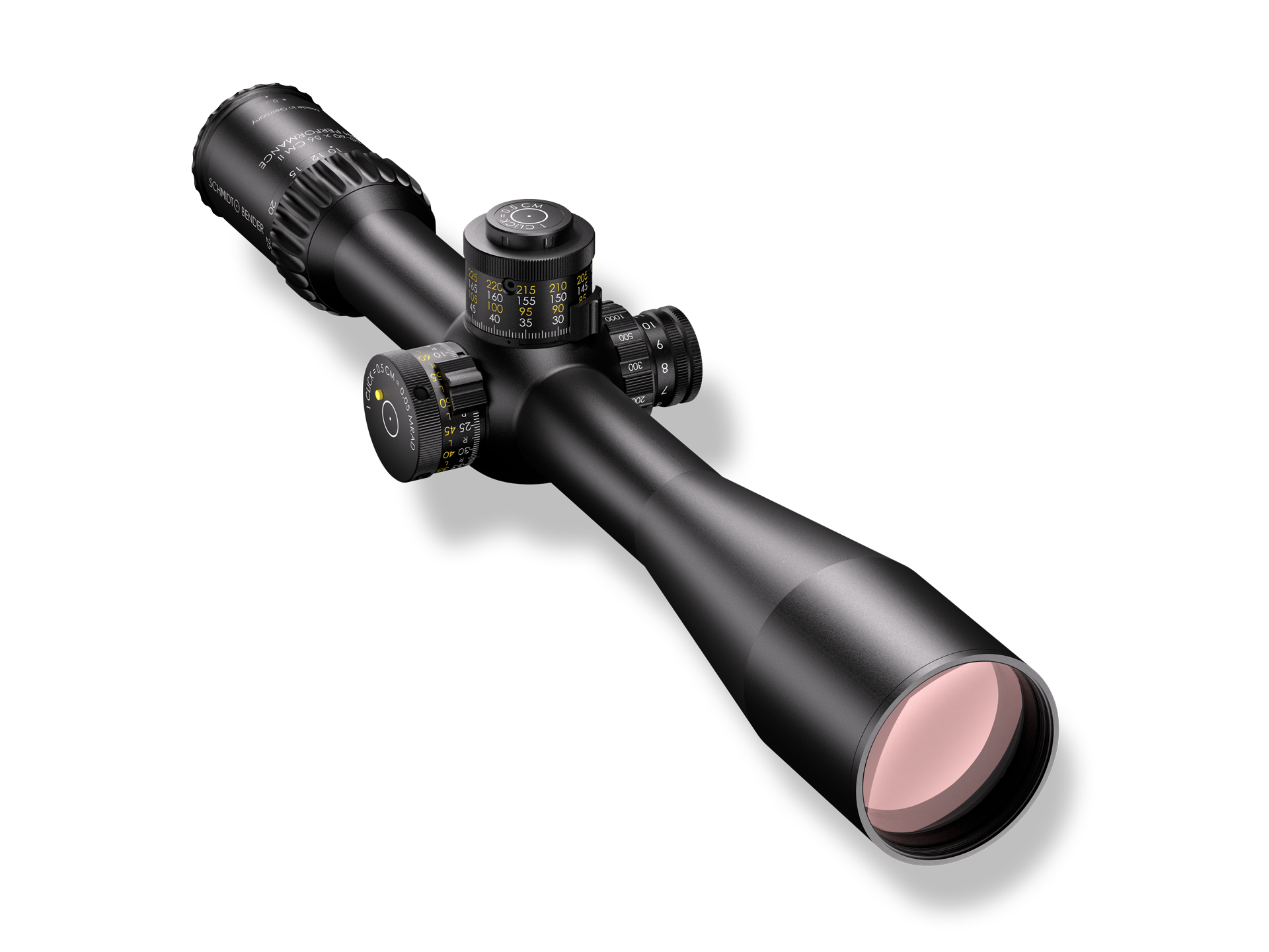 SCHMIDT AND BENDER 10-60X56 CMII HIGH PERFORMANCE US LPI M1FL 0.5CM CCW MT II MTCLT / DT II + ZCLT - Image 3
