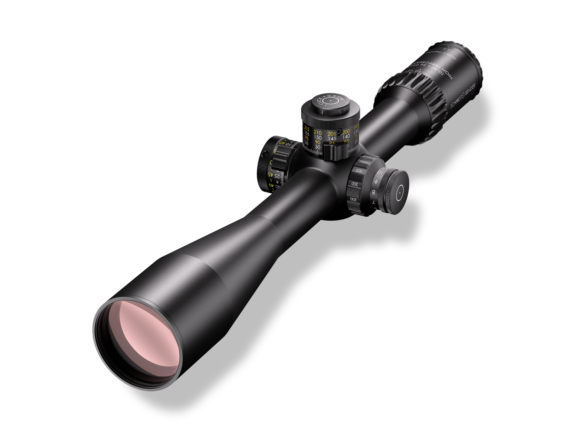 SCHMIDT AND BENDER 10-60X56 CMII HIGH PERFORMANCE US LPI M1FL 0.5CM CCW MT II MTCLT / DT II + ZCLT - Image 5