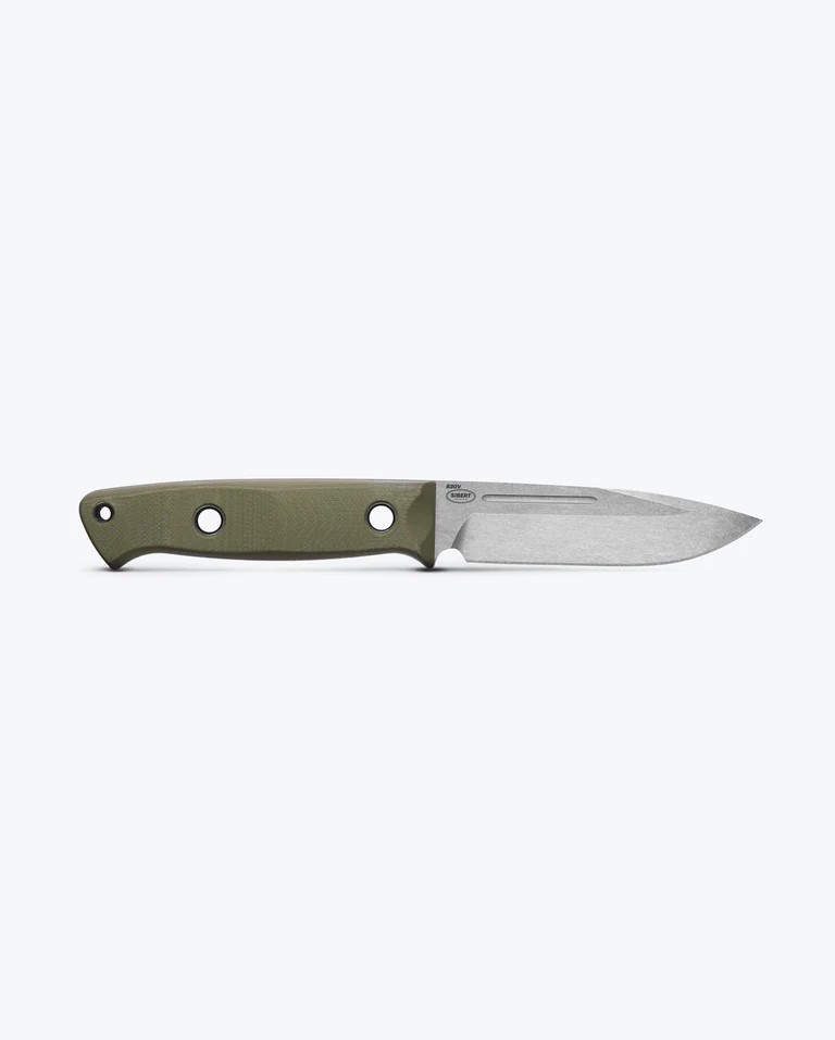 BENCHMADE BUSHCRAFTER, FIXED BLADE, DROP POINT, OD GREEN G10 HANDLE - Image 2