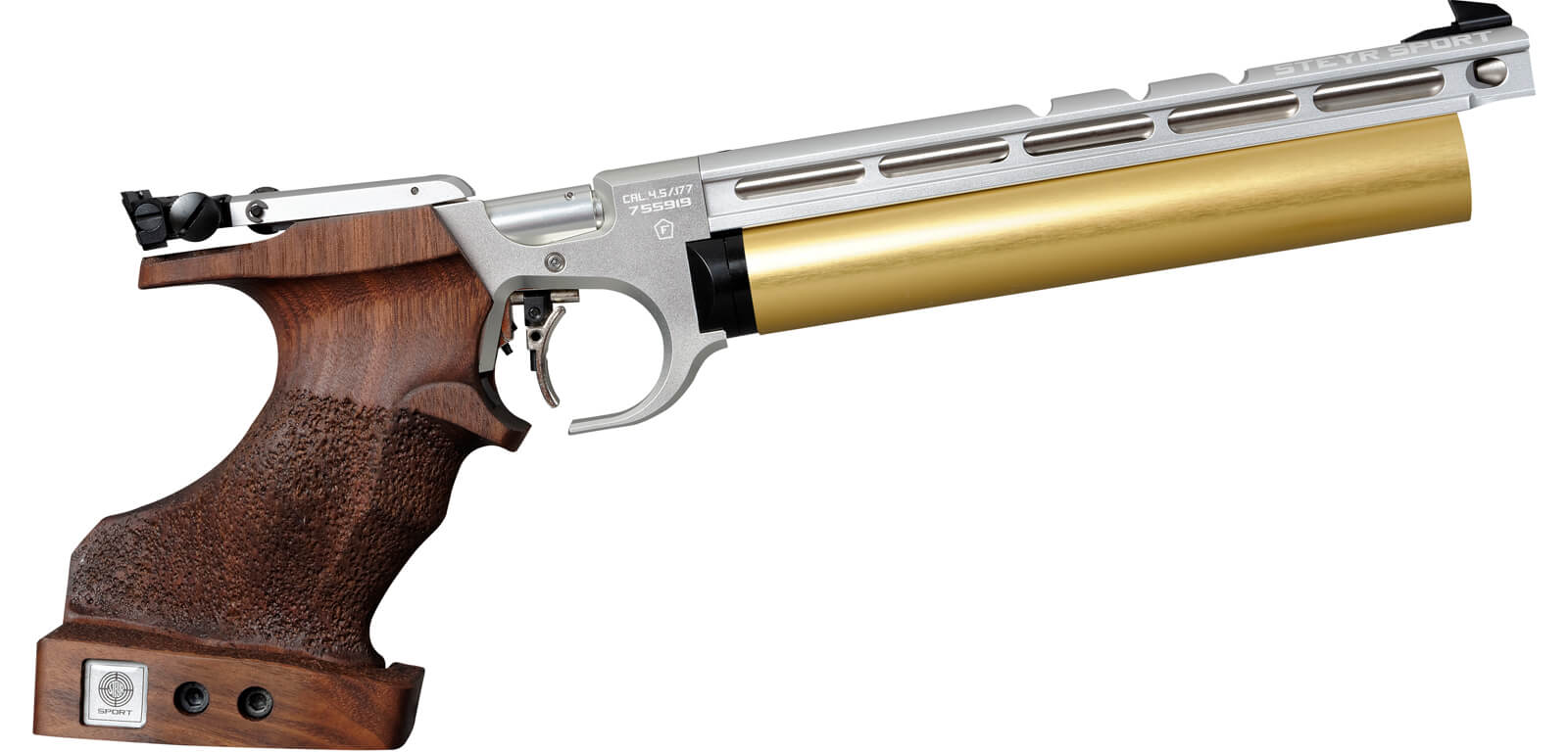 STEYR SPORT AIR PISTOL EVO 10E COMPACT BLACK CAL4.5MM/.177 – XS GRIP