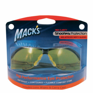 MCKEON - MACKS SHOOTERS PROTECTION SAFETY YELLOW GLASSES