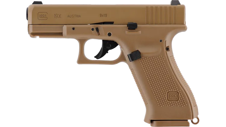 UMAREX GLOCK 19X COYOTE CAL 4.5 MM (.177) BB, CO2 18R