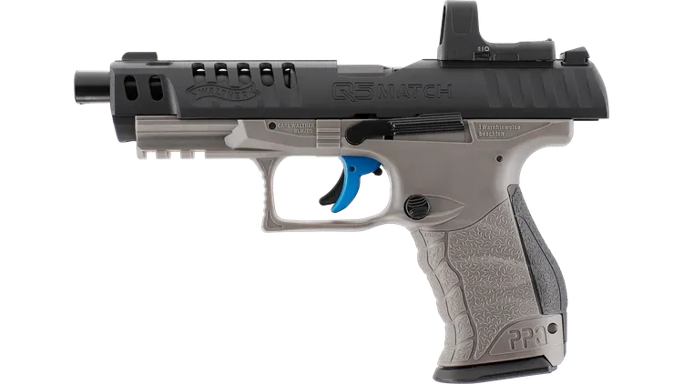 UMAREX WALTHER Q5 MATCH COMBO 5" SET CAL 4.5 MM (.177) PELLET, CO2 21R - Image 4