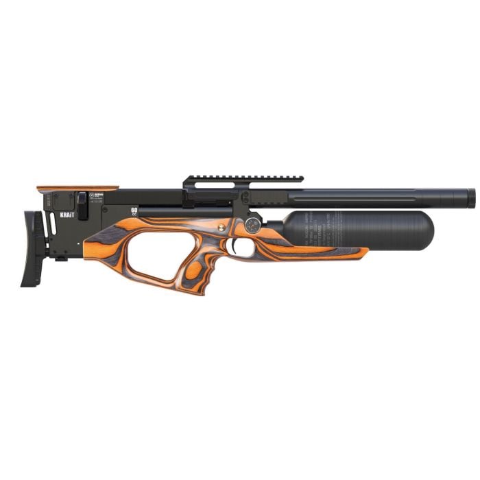 AirMaks Krait Lite L 520mm .22 orange laminate 9J PCP air rifle
