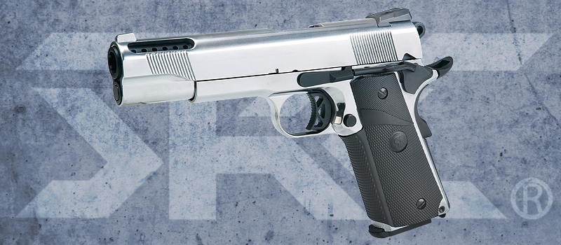 SRV-12 PLATINUM FULL METAL GAS BLOW BACK PISTOL 6MM