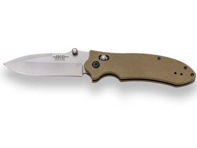 JOKER KNIVES AXIS BLADE 8.4 CM TAN G10 HANDLE