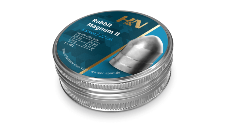 H&N RABBIT MAGNUM II 5.5/.22 CAL 25.31GR 1.64G 200 PCS