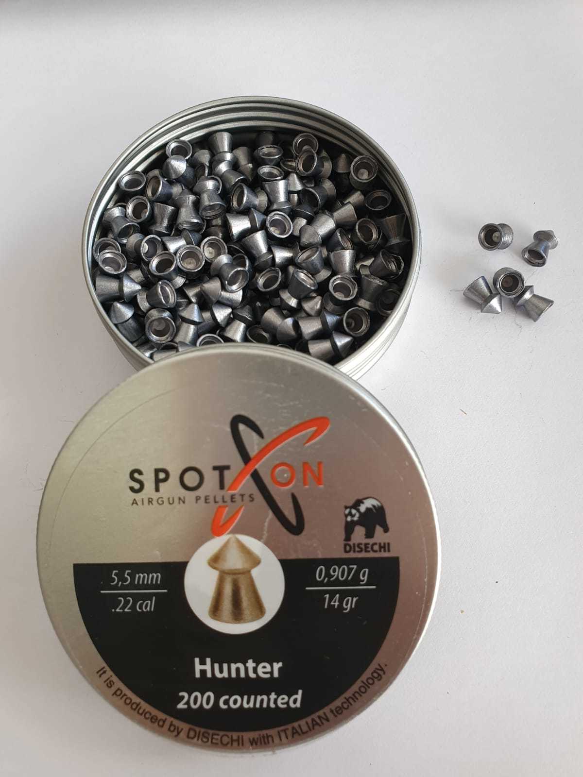 SPOT ON PELLET HUNTER 14GR, 0.907G, 200 PCS, CAL.5.5MM/.22