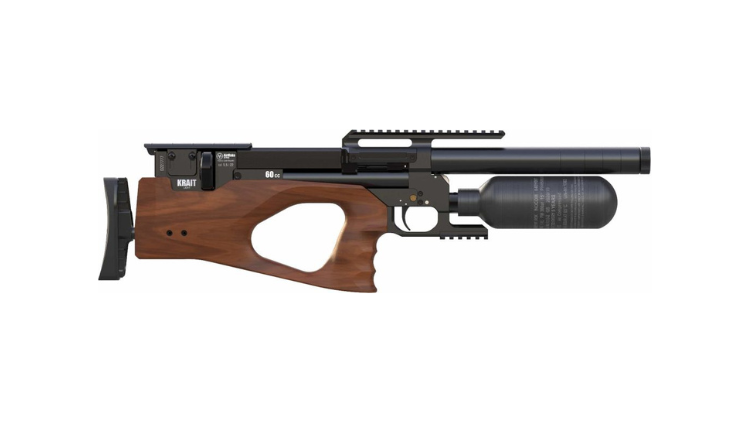 AIRMAKS KRAIT LITE 400MM WALNUT STOCK CAL6.35MM/.22 MAX POWER 9 JOULES