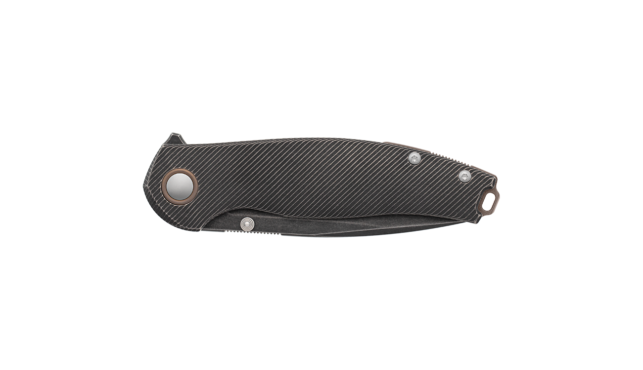 VIPER VALE DTBR FOLDING KNIFE MAGNACUT DARKSTONEWASHED BLADE AND TITANIUM HADLE - Image 2