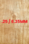 .25 / 6.35MM
