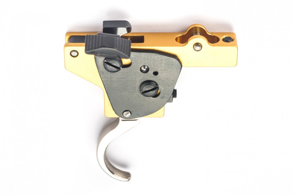 RUSAN TRIGGER FOR MAUSER98 W/OUT SIDE SAFETY, NICKEL - 001-05A
