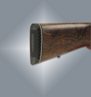 PACHMAYR RECOIL PAD LIGHTWEIGHT F250 WHITE LINE SMALL BLACK - 00207