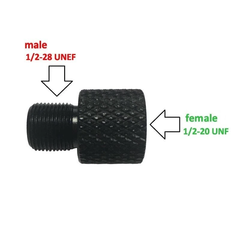 ANSCHUTZ THREAD ADAPTER 1/2"-20 UNF TO 1/2"-28UNEF 29MM-013483 - Image 2