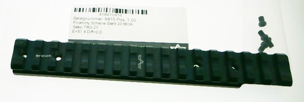 ERNST APEL FOR ZM PICATINNY SCHIENE BASE18MM-1365-14800