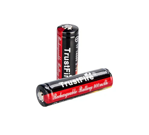 TRUSTFIRE 14500 RECHARGEABLE BATTERY WITH PCB 3.7 V 900MAH - 14500-TF
