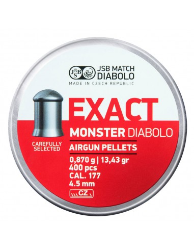 JSB Exact Monster Diabolo .177 13.43gr 4.52mm pellets