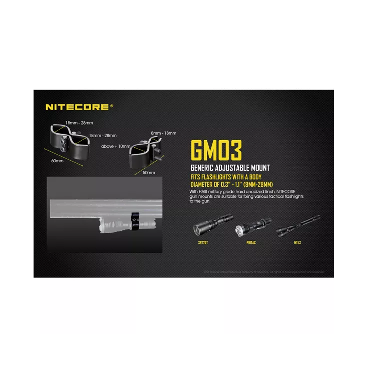 NITECORE GM03 TORCH MOUNT-GM03 - Image 2