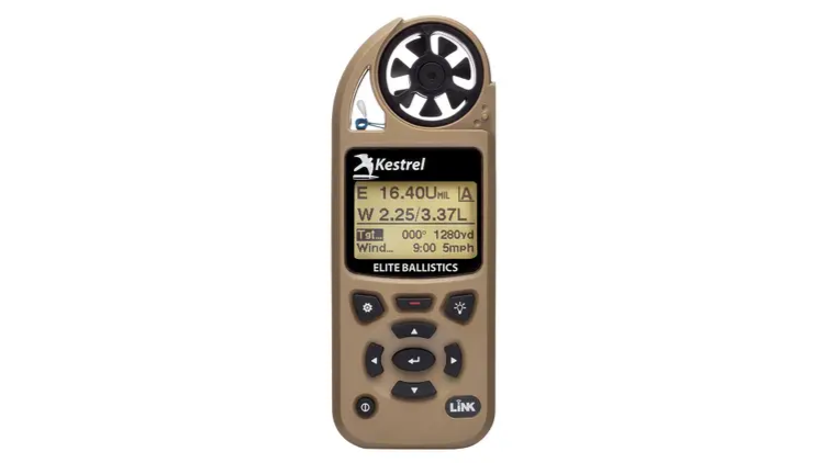 KESTREL 5700 ELITE WEATHER METER WITH APPLIED BALLISTICS WITH LINK TAN COLOR - 0857ALTAN