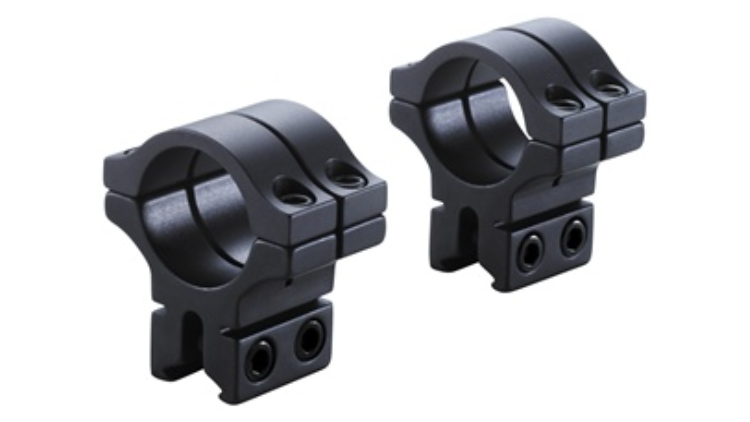 BKL 30MM DIA X 1"WIDE DOUBLE STRAP DOVETAIL RINGS BLACK - BKL-301MB