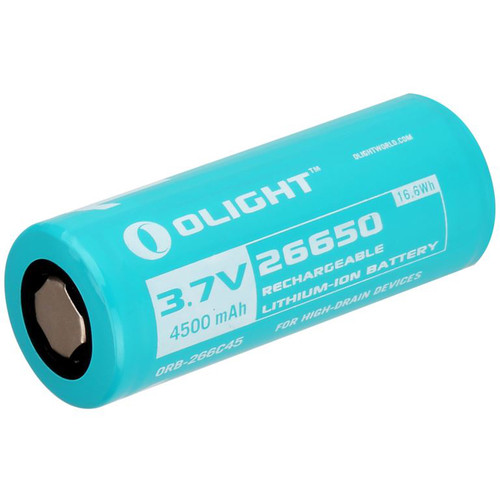 OLIGHT 4500MAH 26650 LITHIUM-ION BATTERY FOR R40,R50,R50 PRO-ORB-266C45