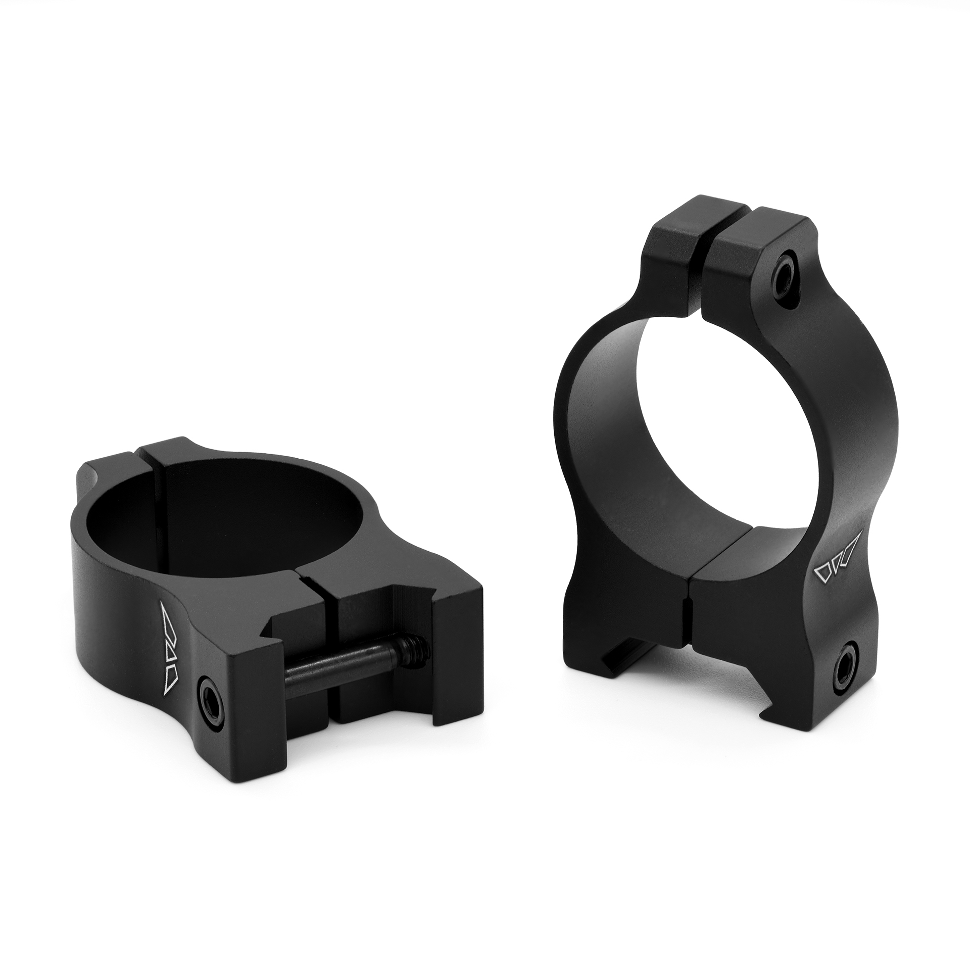 WARNE 30MM MEDIUM HEIGHT ALUMINUM MATTE RING MOUNT - V414M