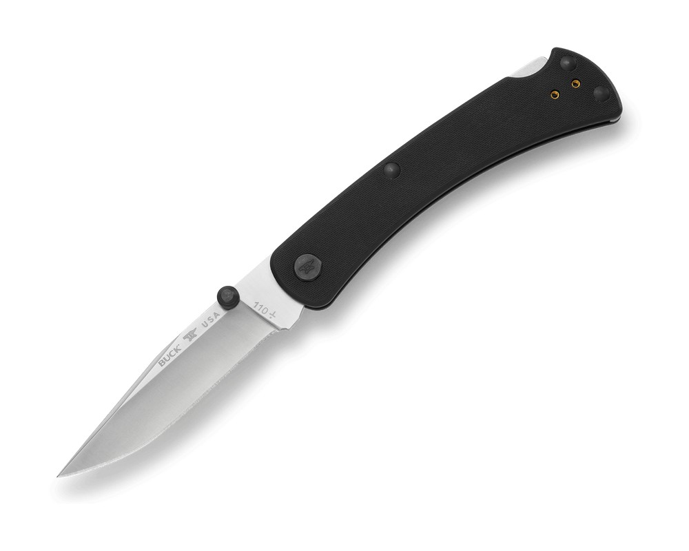 BUCK 110 SLIM PRO TRX, BLACK G10 HANDLE – 0110BKS3-B