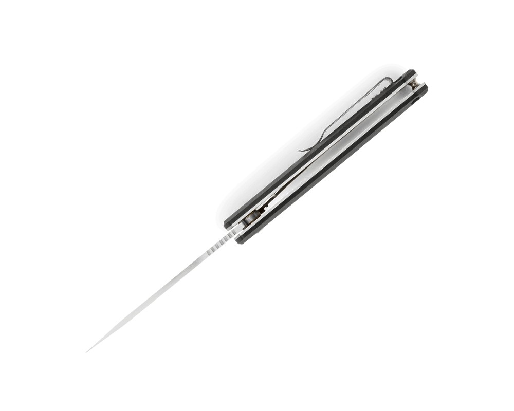 BUCK KNIVES 251 LANGFORD G10 HDL FOLDING BALL BEARING FLIPPER LINER LOCK POCKET KNIFE WITH REMOVABLE CLIP (BLACK) - 0251BKS-B - Image 3