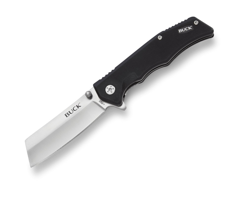BUCK KNIVES 252 TRUNK BLACK G10 HANDLE – 0252BKS-B