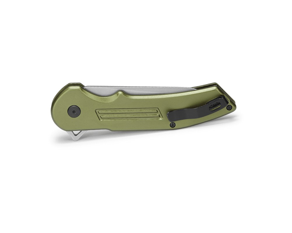 BUCK KNIVES 262 HEXAM SPRING ASSISTED KNIFE GREEN AL (3.3" SW) - 0262ODS-B - Image 2