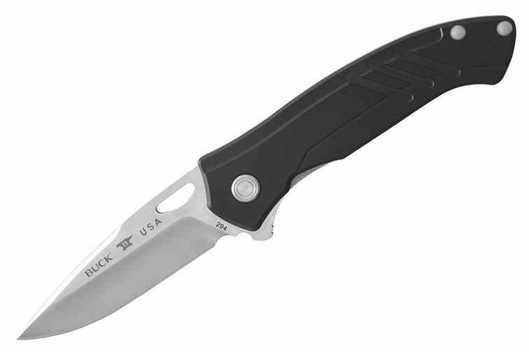 BUCK KNIVES MOMENTUM BLACK CERAKOTE ALUMINUM HDL- 0294BKS1-B