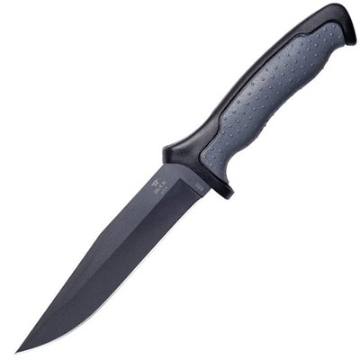 BUCK KNIVES NIGHTHAWK BLACK/GRAY MOLDED HDL CERAKOTE BLD- 0650GYS-B