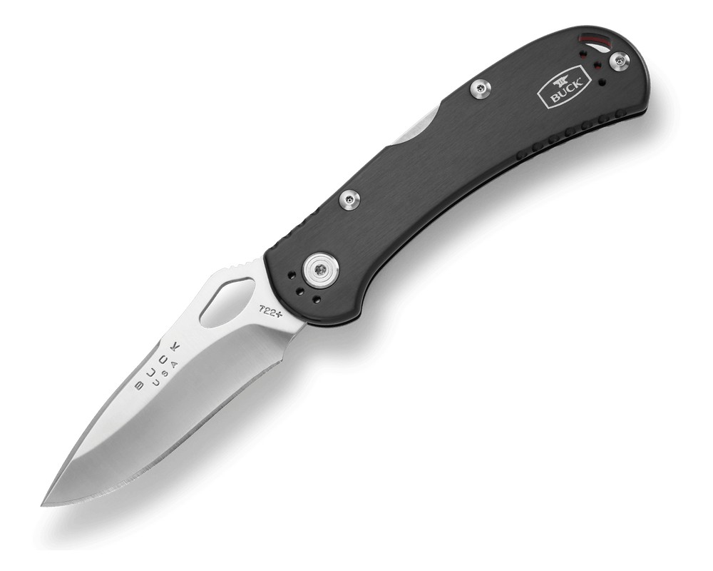 BUCK KNIVES SPITFIRE BLACK HANLE RED LINER- 0722BKS1-B