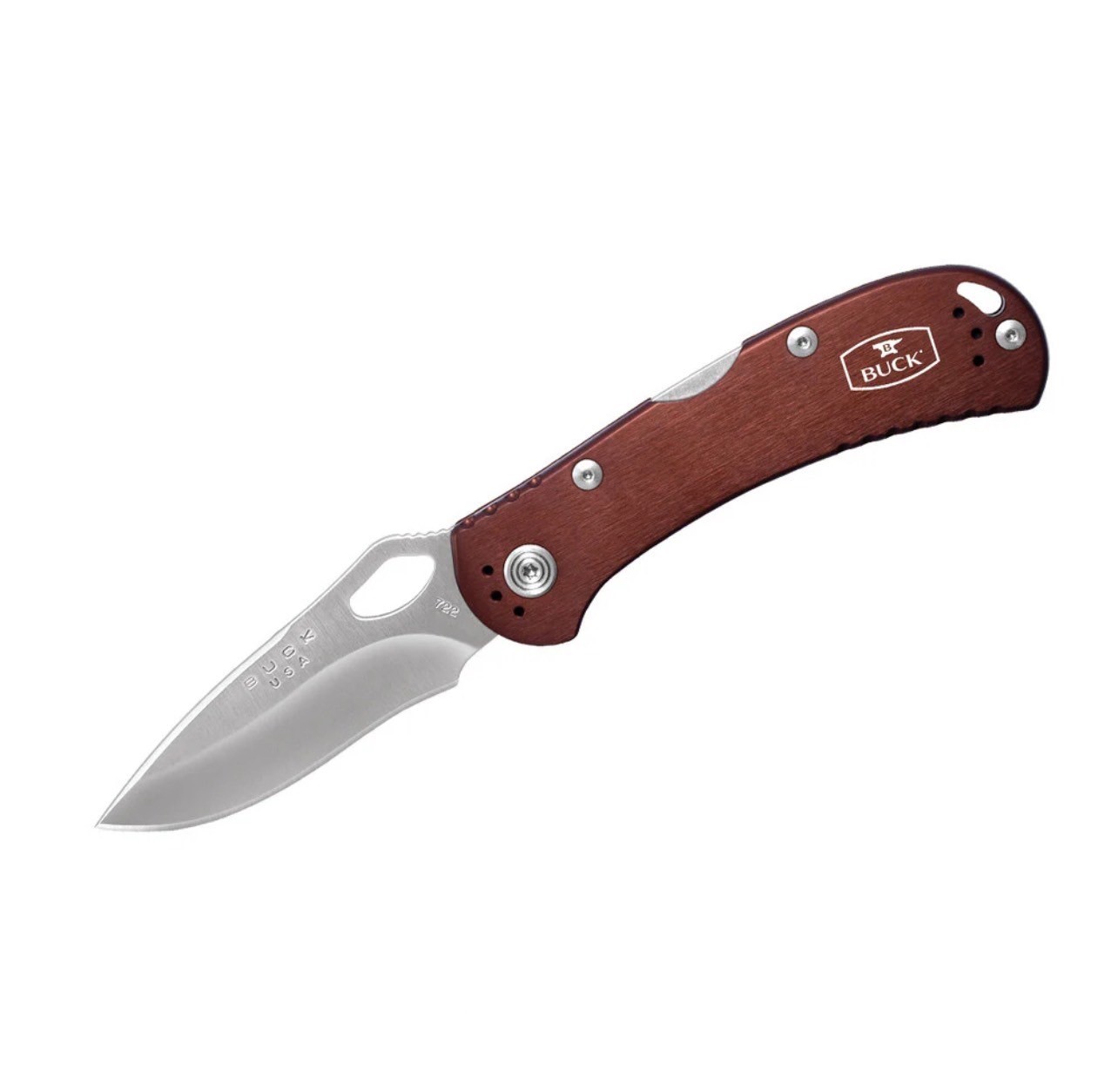 BUCK KNIVES SPITFIRE BROWN HANDLE GRAY LINER- 0722BRS-B