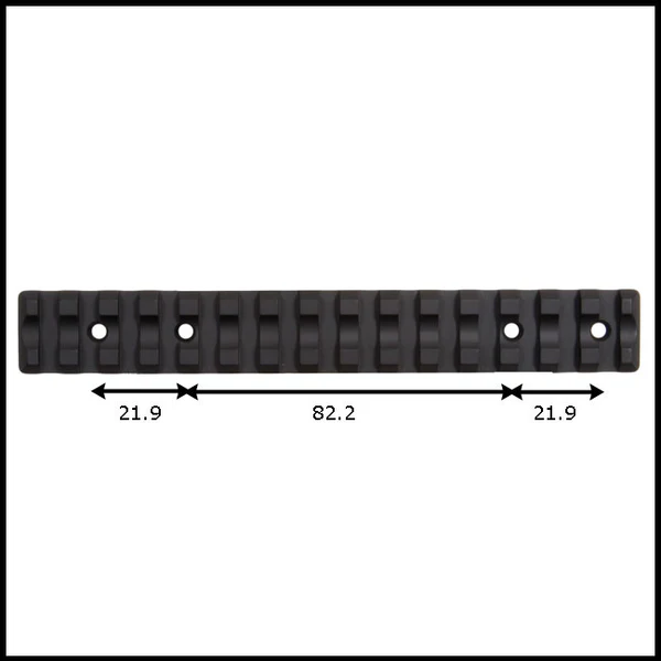 RECKNAGEL PICATINNY RAIL FOR TIKKA T3, 0 MOA - 57050-0081 - Image 2