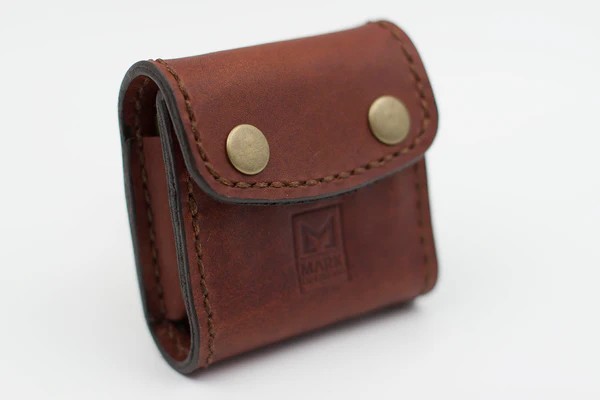 TAPEL AMMUNITION WALLET, 10 SEATS W/ ENGRAVING, LEATHER