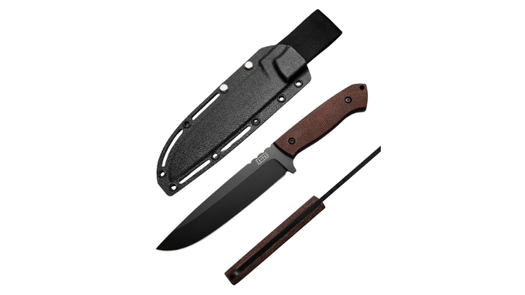 ZAPAS LARGE SURVIVAL BUSHCRAFT KNIFE EXPENDABLE 1 NMV JUTA CERAKOTE - EX-ST-M-BR