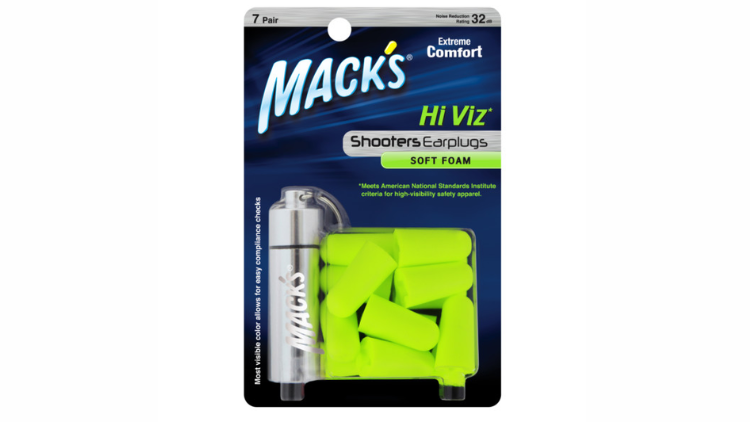 MCKEON SHOOT HIVIZ EARPLUGS 7PAIR/ 32 DECIBELS- 4287