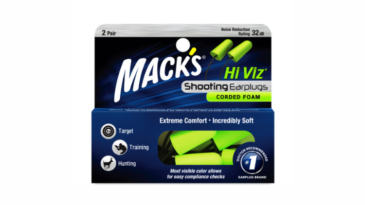 MCKEON SHOOT CORDED FOAM EARPLUGS 2PAIR/ 32 DECIBELS- 4402