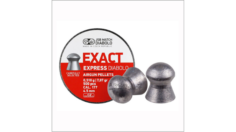 7.87GR- JSB EXACT EXPRESS DIABOLO CAL:177(4.5MM) (0.510G)500PCS-546546257-500