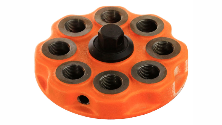 LYMAN BRASS SMITH ALL AMERICAN 8 STATION TURRET RELOADING PRESS - Image 3