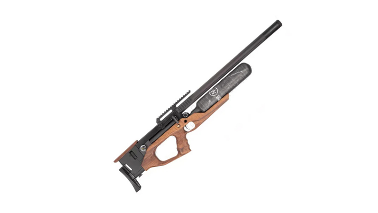 AIRMAKS KRAIT WX 700MM WALNUT WOOD STOCK CAL6.35MM/.25 MAX POWER 9 JOULES – AMKRAITWXWS.25