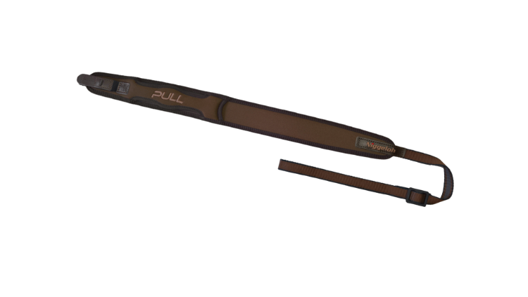NIGGELOH RIFLE SLING “PULL” NEOPRENE BROWN WITH QR – 1911 00003