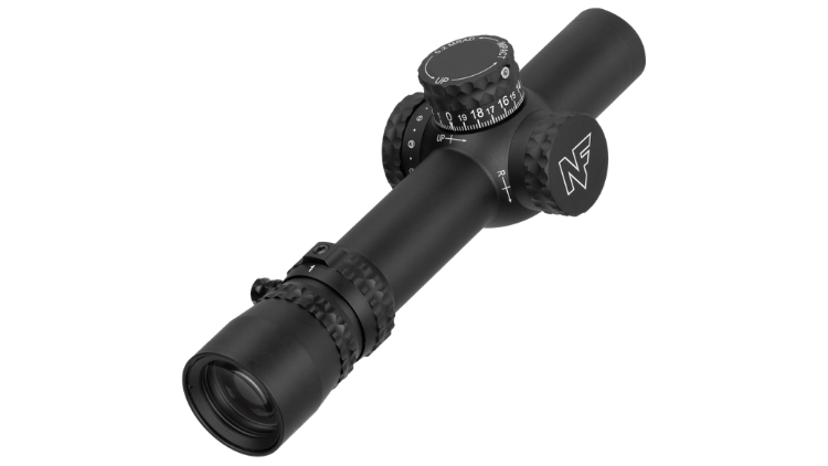 NIGHTFORCE NX8 1-8x24MM F1 - ZERSTOP - .2MRAD CAPPED WINDAGE PTL FC-MIL - C598