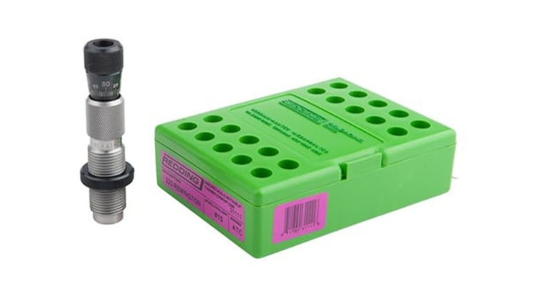 REDDING MICROMETER ADJUSTABLE TAPER CRIMPING DIE 223 REM – 31111