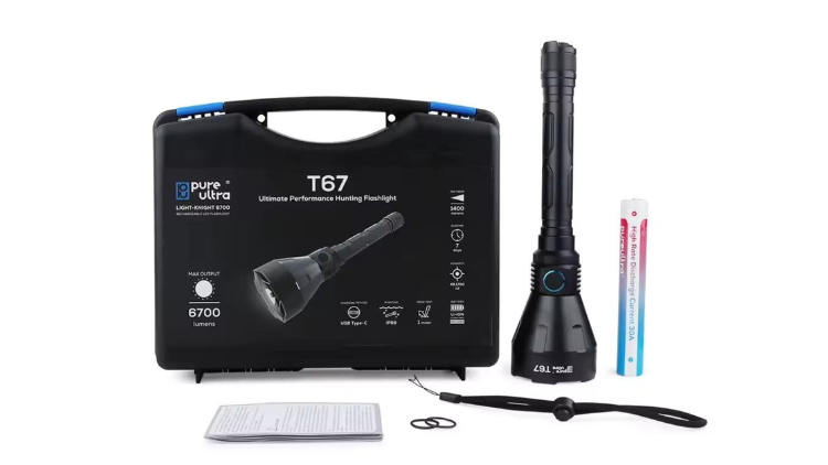 PURE ULTRA T67 FLASHLIGHT BASIC KIT 6700 LUMENS 1400METERS – T67